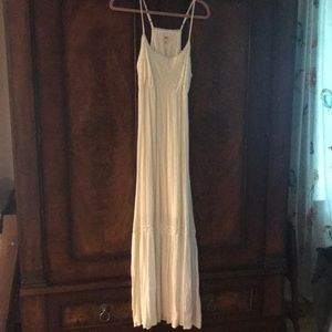 White gauze dress